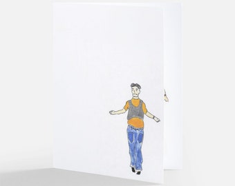Corky St Clair Greeting Card
