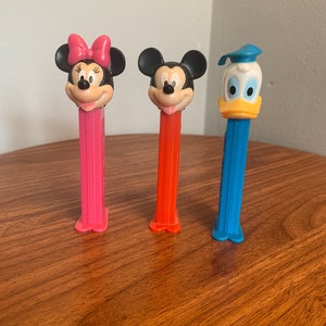 Vintage Pez: Mickey Mouse Minnie Mouse Donald Duck