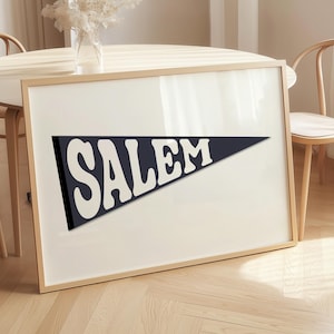 Impression Salem, art mural Salem, affiche Salem, impression d&#39;art Salem, impression Oregon, art mural Oregon