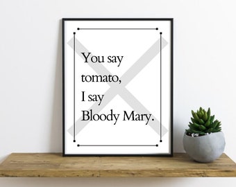 You Say Tomato | You Say Tomato Printable