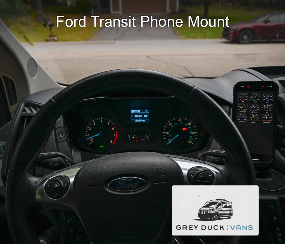 Ford Transit Phone Mount (pre 2020)