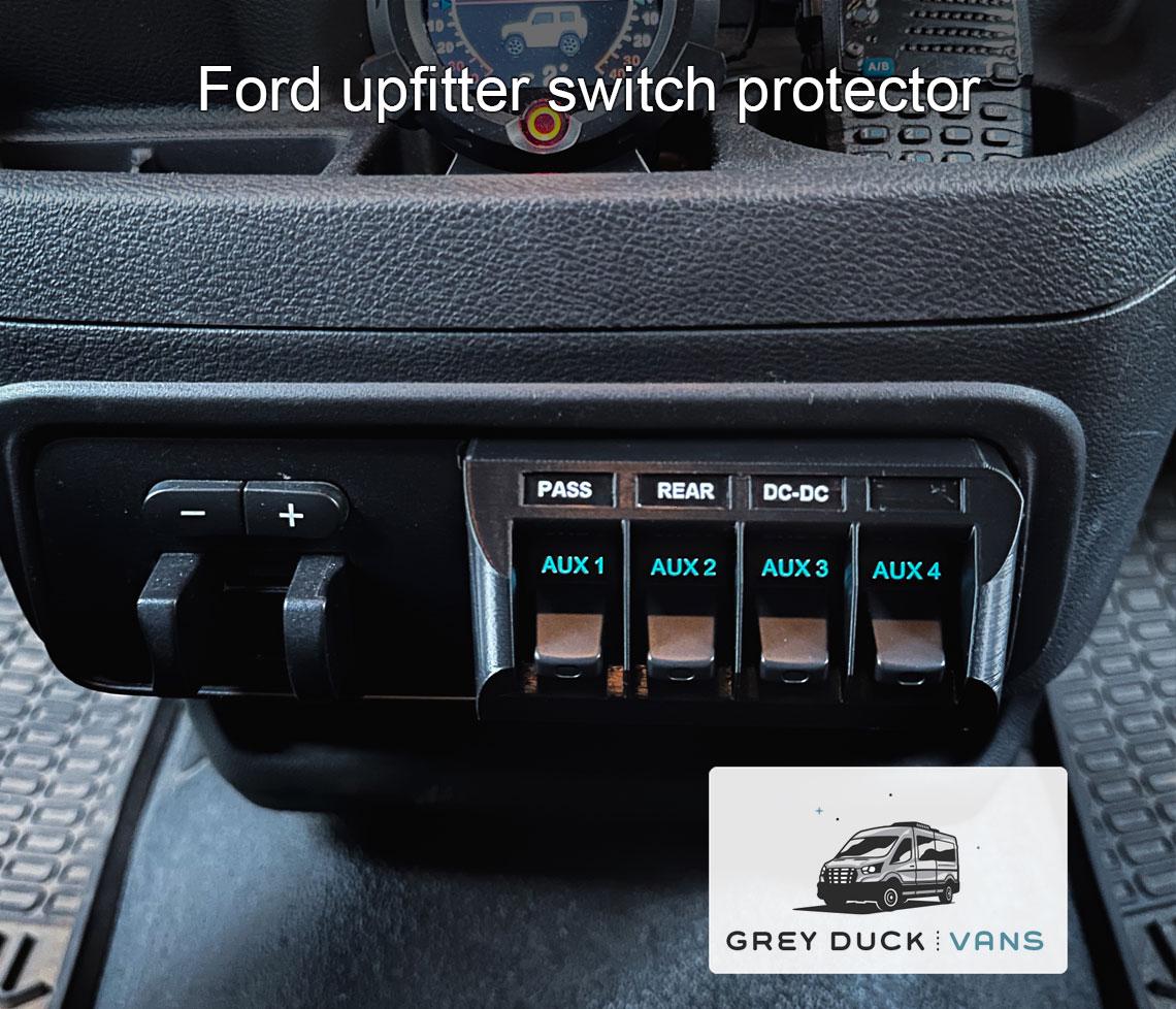 Ford Transit Upfitter Switch Protector