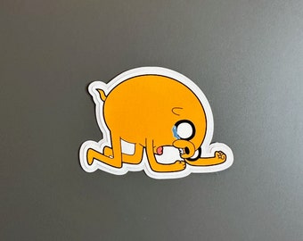 adventure dog - vinyl sticker
