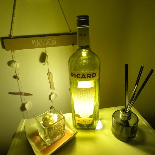 Ricard DIY alcohol fles licht lamp