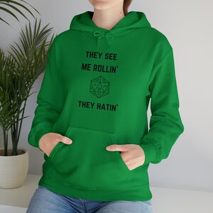 Dungeons and Dragons Hoodie for Him/Her Gamer Gift for Dungeon Master Tabletop RPG Gaming Hoodie Dice Clothing