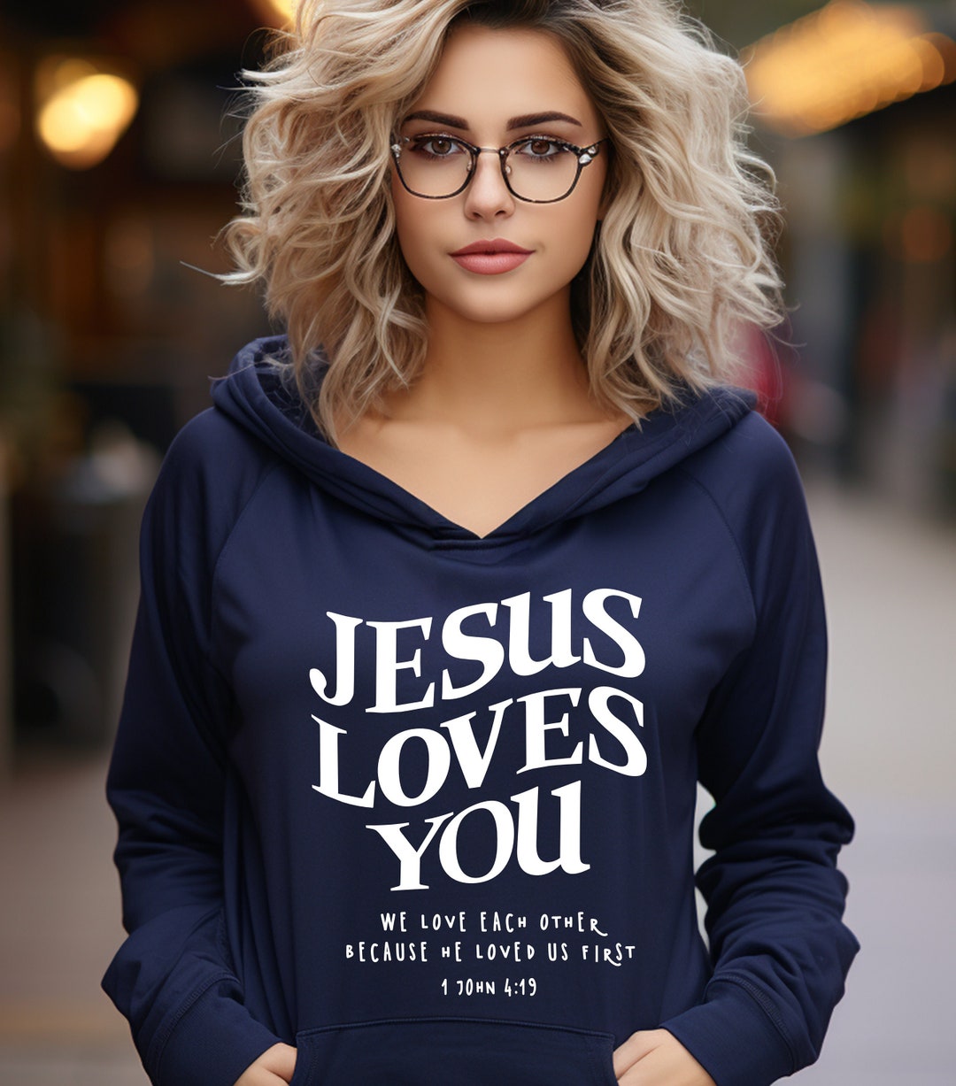 Jesus Loves You Hoodie Love Like Jesus Hoodie Christian Merch Christian ...