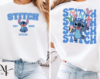 Disney Stitch Est. 2002 Sweatshirt, Balloons & Snacks