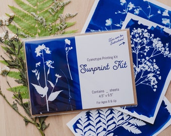 Sunprint Kit | Cyanotype Printing | DIY Blueprints