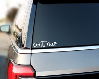 Continue; Decal