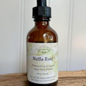 Nettle Root Tincture, Herbal Tincture, Herbal Extract