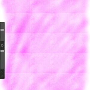 May include: Digital artwork showing a grid of pink squares with a watercolour texture. The squares are arranged in a rectangular pattern, with a gradient effect fading to white at the edges. The image has a soft, artistic feel.
