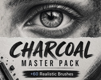 Procreate Charcoal Brushes, Procreate Shading Brushes, Procreate Sketch Brush set, Procreate Drawing Pencils, Procreate Ink Graphite Brushes