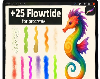 Procreate Watercolor Brushes, Procreate Blending Brushes, Procreate Watercolor Textures, Procreate Painting Brush, Wet Watercolor Brush Set