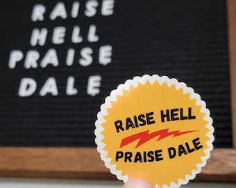Raise Hell Praise Dale / 3 Dale Earnhardt Number Sticker - Etsy