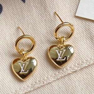 Louis Vuitton Vintage - Sweet Monogram in My Heart Hoop Earrings