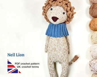 Neil der Löwe Häkelanleitung - amigurumi Löwe PDF