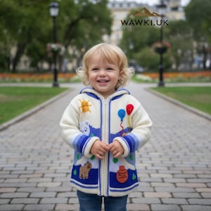 Peruvian Cardigan for kids