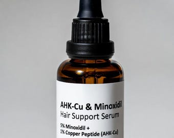 ahk cu vs minoxidil Ahk-cu Copper Peptide Hair Serum With 5% Minoxidil for Hair 1fl Oz