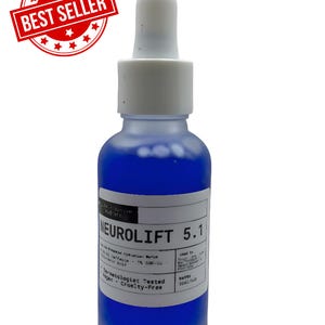 NeuroLift 5.1 Face | Eye Serum with 1% GHK-Cu | 5 Percent Caffeine & Hyaluronic Acid | Flagship | Firming Hydrating | Hair Growth | 1 oz