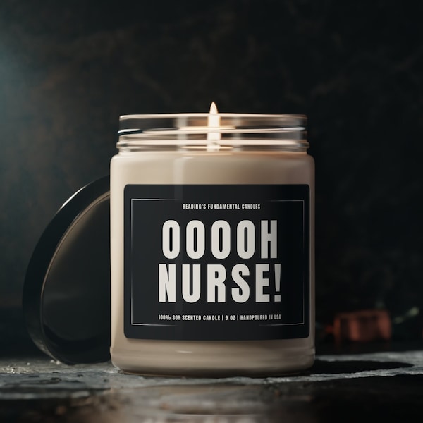 Ooooh Nurse Willam Soy Candle, Rupaul's Drag Race Quote, Hand Poured, Drag Race Catchphrase, Drag Race Merch, Gay Candle, LGBT, Drag Queen