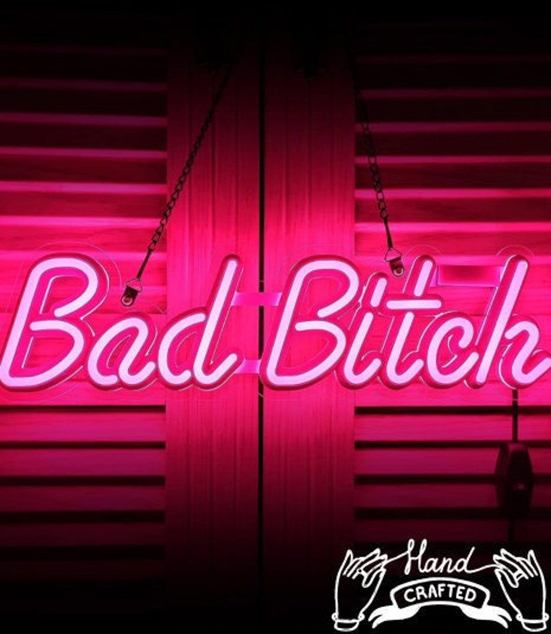 LED Bad Bitch Neon Sign Etsy