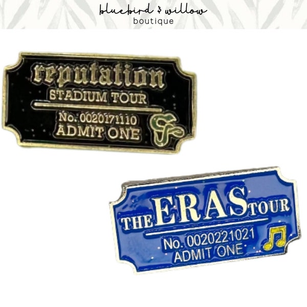 Taylor Collector’s Pin - from the Eras and Reputation Tour!  Great gift for music lovers, concerts, or Swift fans! Vintage limited edition