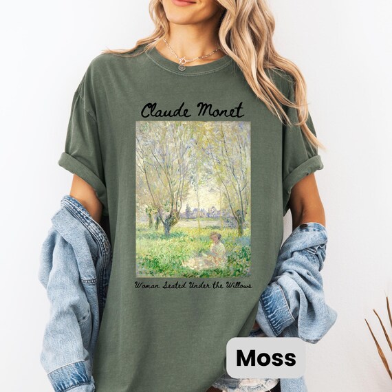 Claude Monet Shirt, 90s Vintage Art Tee, Graphic T-shirt