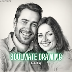 Soulmate Drawing, Love Tarot Reading, Psychic Reading, Psychic Drawing, Soulmate Reading, Your Future Husband/Wife, Same Day, Fast Delivery zdjęcie 1