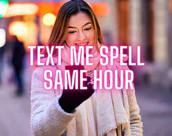 Text Me Spell, Contact Me Spell, Message Me Spell, Unblock Me Spell, Communication and Connection Spell, Fast Delivery, Cheap, Same Hour