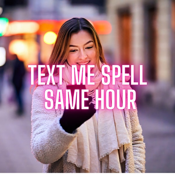 Text Me Spell, Contactez-moi Spell, Message Me Spell, Débloquez-moi Spell, Communication et connexion Spell, Livraison rapide, Pas cher, Même heure