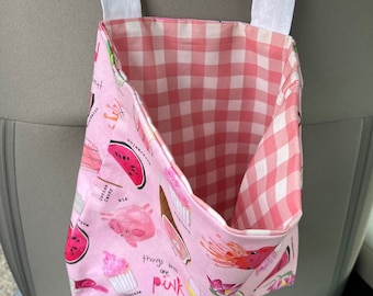 Car Trash Bag - Washable - Choice of Fabric