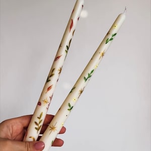 Miracle Soy Wax Hand Painted Candles for Your Home and Party - Etsy