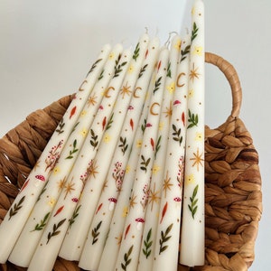 Miracle Soy Wax Hand Painted Candles for Your Home and Party - Etsy