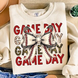 Game Day Baseball Bow Png, Coquette Baseball Png, Game day Png, Baseball Mom, Baseball Png Design, Baseball Season, Baseball Png, Sports Png
