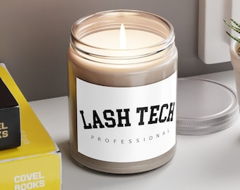 Lash Candle, Lash Tech Candle, Lash Artist Candle, Lash Tech Room Decor, Gift for Salon Owner, lash studio decor, lash tech gift idea,