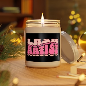 Lash Tech Candle, Lash Candle, Lash Artist Candle, Gift for Lash Tech, lash girl gift, Eyelash Tech Gift, Lash Artist Merch, Lashes Candle