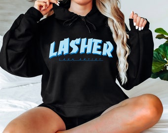 lash tech hoodie, Gifts For Lash Tech, Lash Artist Sweater, esthetician clothes, Lash Artist Clothing, lash merch, Lash Technician gift