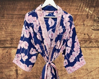 One of a Kind | Handmade | Recycled Silk | Robe | Kimono | Cover Up | Sari | Mother's Day | Birthday | Anniversary | Just Because