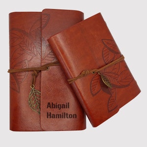 Personalisiertes Tagebuch, benutzerdefiniertes Vegan Leder Reisetagebuch, graviertes Gebet Journal, Notizbuch mit Handschrift Gravur, Geburtstagsgeschenk