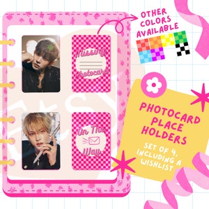 K-pop Photocard Binder Place Holders | binder fillers *DIGITAL DOWNLOAD*