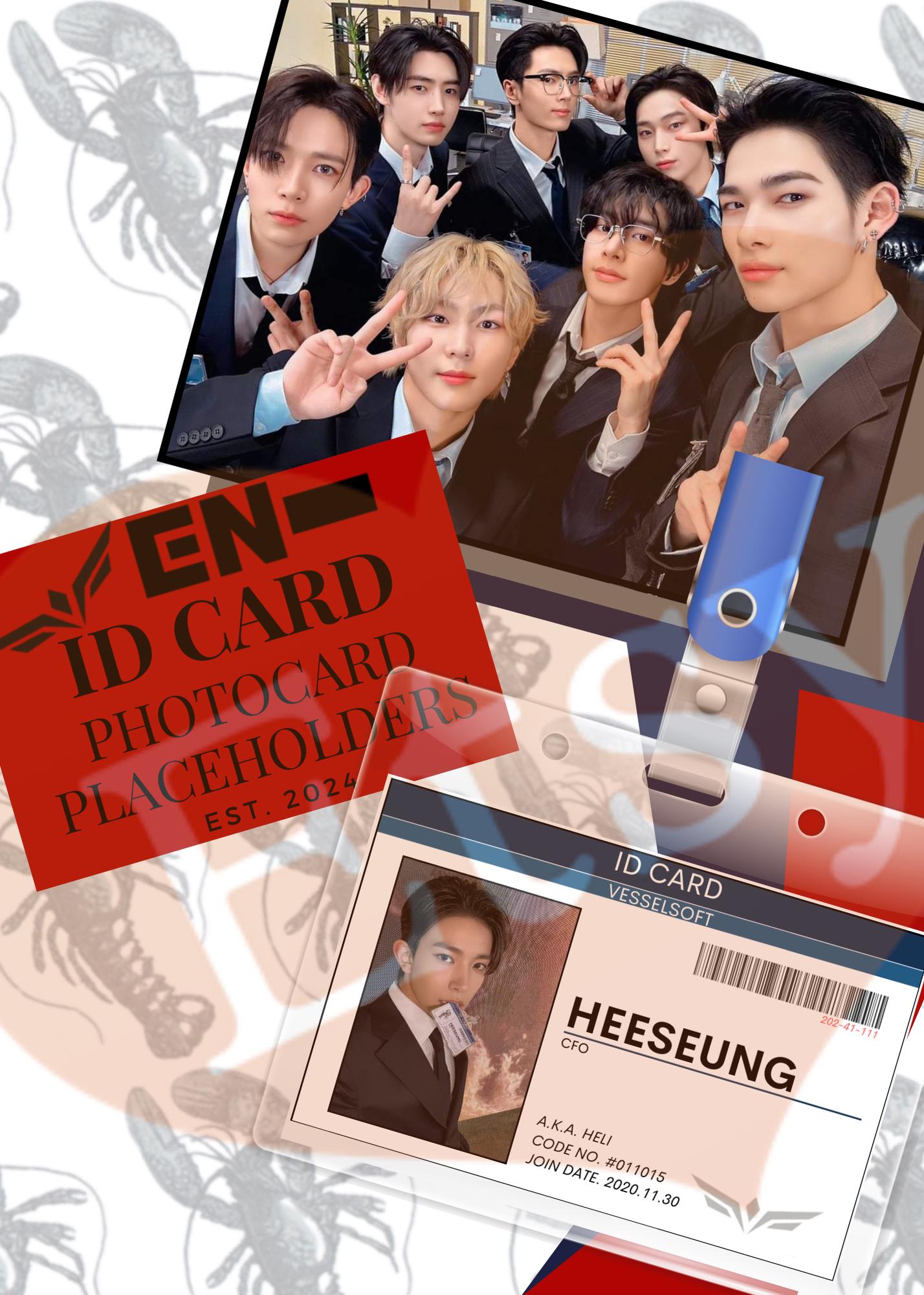 ENHYPEN No Doubt ID CARD Place Holders - Etsy