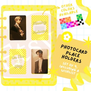 K-pop Photocard Binder Place Holders | binder fillers *DIGITAL DOWNLOAD*