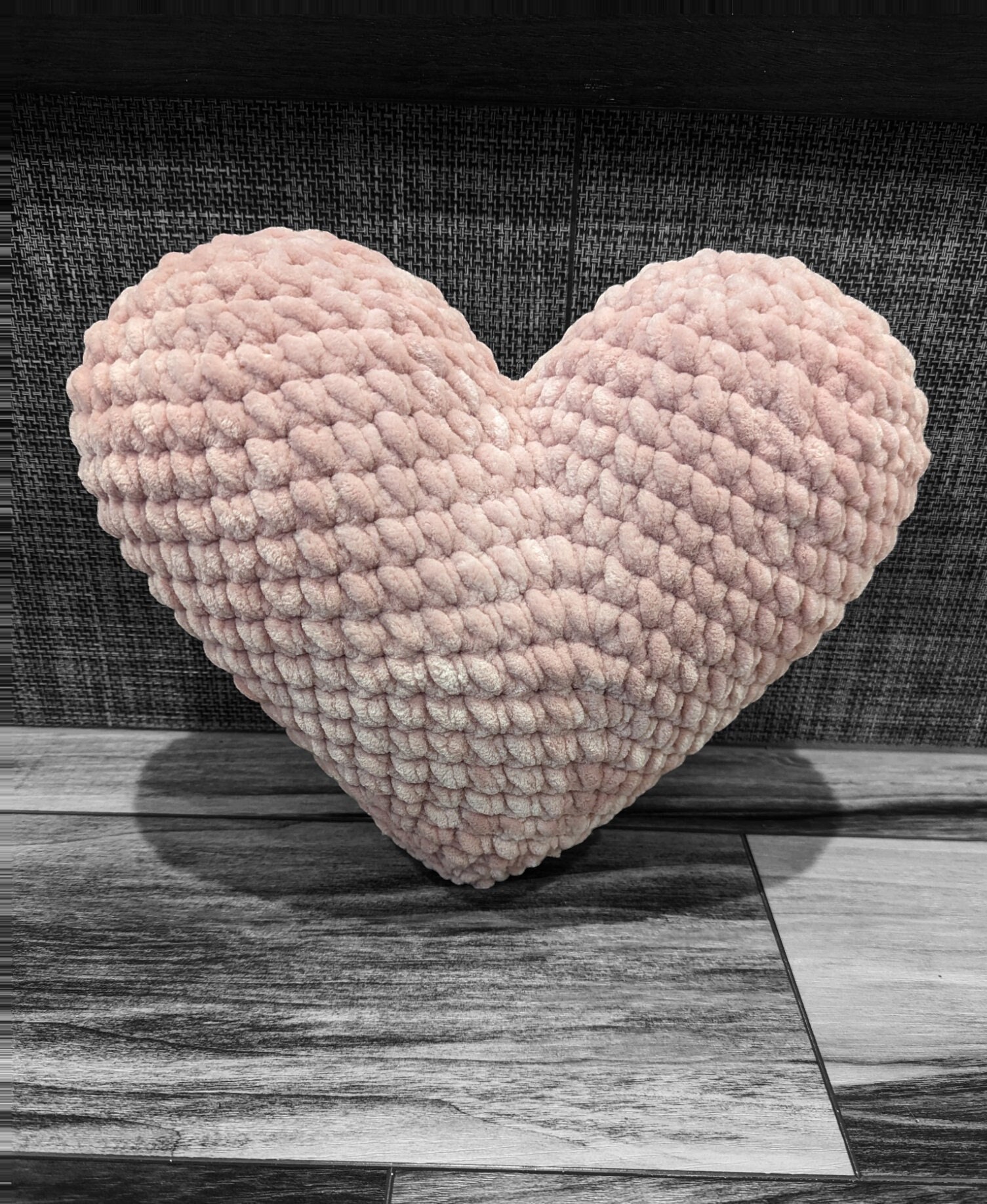 Heart Pillow Crochet Pattern