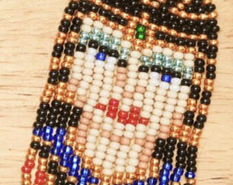 Cleopatra Beaded Fringe Earring Pattern Download