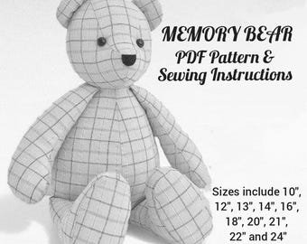 Memory Bear Sewing Pattern