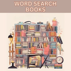 Word Search Book, Digital, Printable Puzzles for Kids  Adults - Fun Holiday  Educational Game, Perfect for Word Search Enthusiasts