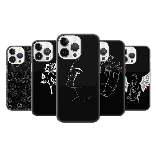 Inonvative Aesthetics Line Phone cover fit for iPhone 15,14,13, 12, 8+, XR, 11 & Samsung S10 Lite, S21, A50, A51, A53, Huawei P20, P30 Lite!