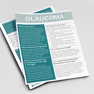 Glaucoma Customizable Information Sheet | Eye Doctor Patient Handout