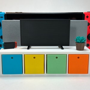 かわいい Nintendo Switch ドックステーション カートリッジ ゲーム ストレージ カスタム スイッチ ドック アクセサリー スイッチ カバー ゲーム デコレーション スイッチ ゲーム ホルダー
