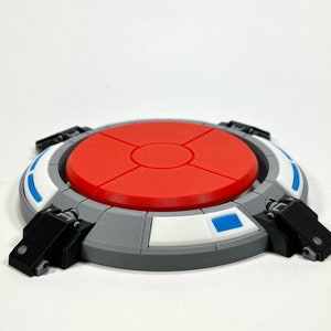 Portal Super Button Coaster Gaming Decor Mens Desk Accessories